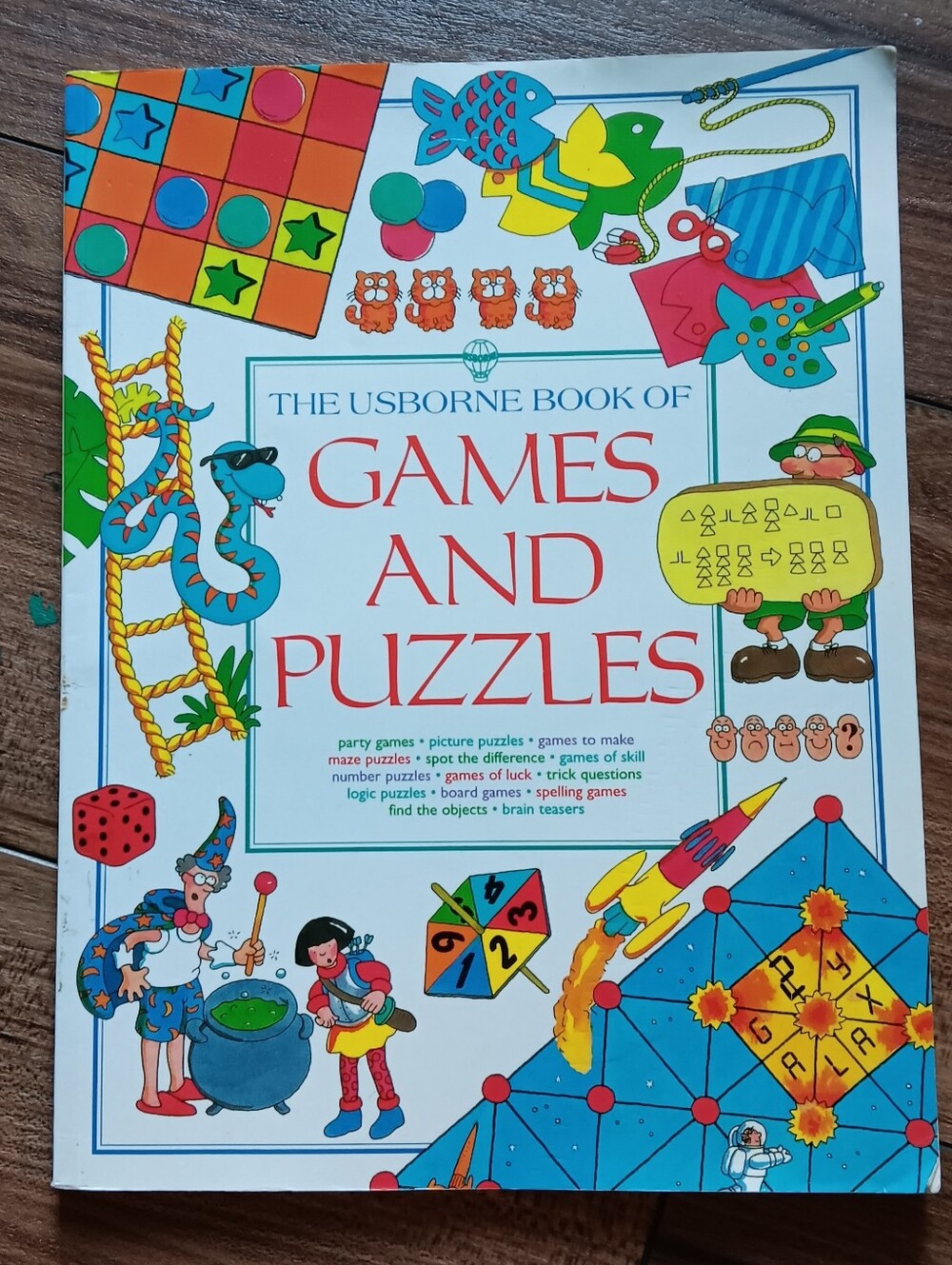 Vintage 90's Usborne Puzzle Book